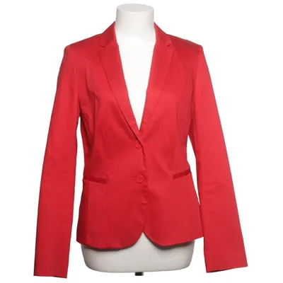 Blazer (Rouge) de Montego Coton, Élasthane