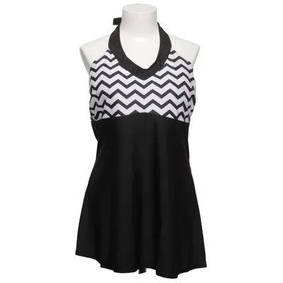 Zwemshirt (Zwart, Wit) Elastaan, Polyamide