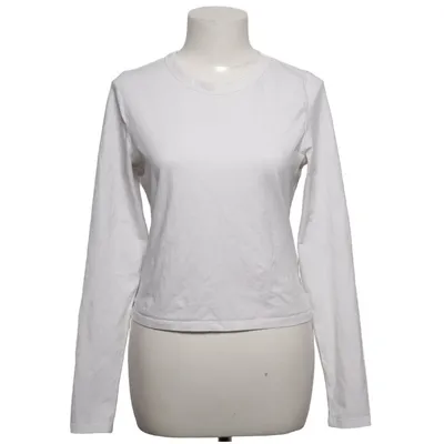 Långärmad t-shirt (Vit) från Divided by H&M Bomull, Elastan