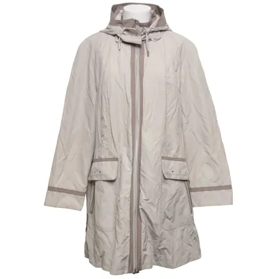 Jas (Beige) van Barbara Lebek Katoen, Metallvezel, Polyester
