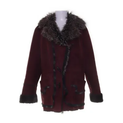 Shearling jas (Rood, Bruin) van Kriss Sweden Acryl, Polyester, Imitatiebont