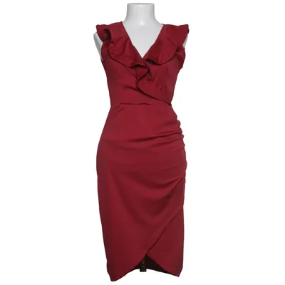 Robe de cocktail (Rouge) de Zanzea Élasthane, Polyester