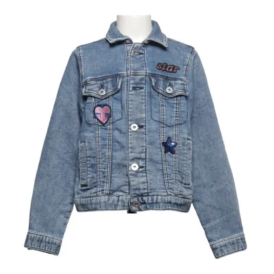 Denim jacket (Blue) from H&M Polyester, Elastane, Cotton