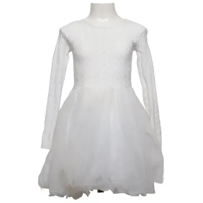 Robe (Blanc) de Castro Coton, Polyamide, Polyester, Viscose