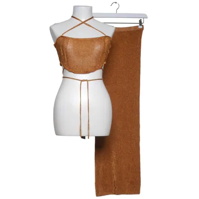 Sæt (Brun) fra Boohoo Metallfiber, Polyamid, Viscose