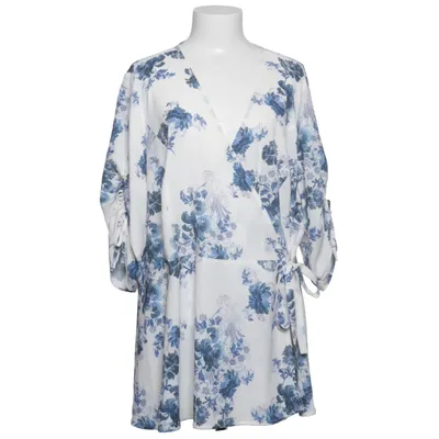 Omlottblus (Vit, Blå, Flerfärgad) från City Chic Elastan, Polyester