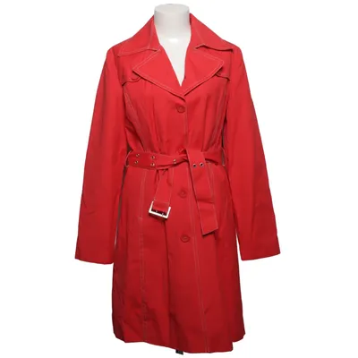 Trench coat (Red) from Your Face Cotton, Polyester