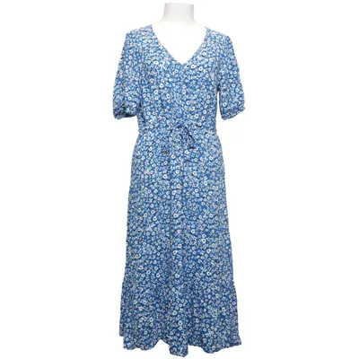Maxi jurk (Blauw, Wit) van Reserved Viscose