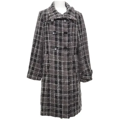 Coat (Black, Gray, White) from JSFN Acrylic, Polyamide, Polyester, Viscose, Wool