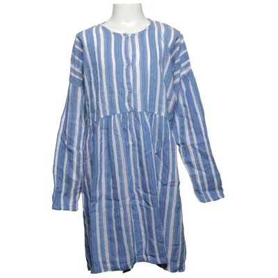 Jurk (Blauw, Wit) van Morley Katoen