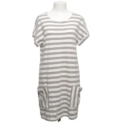Dress (Gray, White) from Jordnära Cotton
