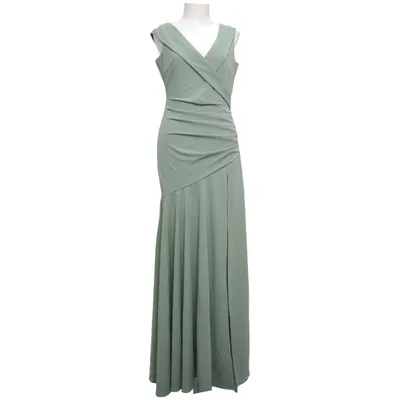Aftenkjole (Grøn) fra Goddiva Elastan, Polyester