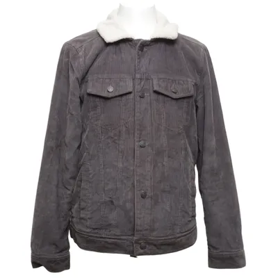 Lined denim jacket (Gray) from Hollister Cotton, Faux fur, Polyester