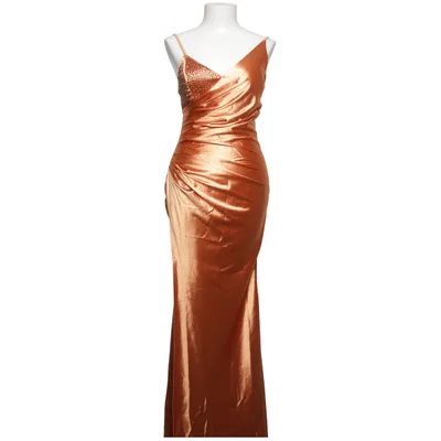 Aftenkjole (Orange) fra Haute Monde Elastan, Polyester