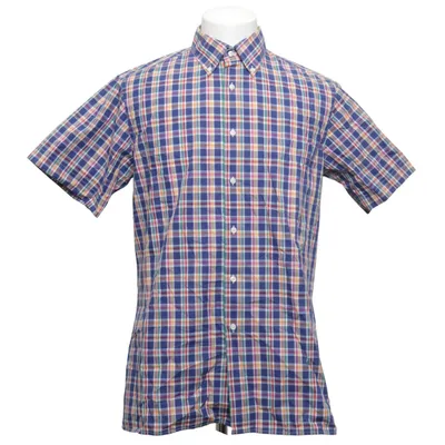 Korte mouwen shirt (Blauw, Meerkleurig) van Andrew James Katoen