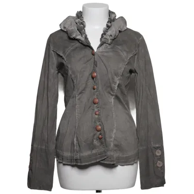 Blus (Grå) från Piro Bomull, Elastan