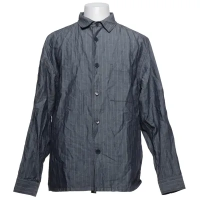 Skjorta (Blå) från Uniqlo Bomull, Linne, Polyester