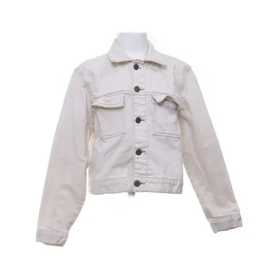 Denim jacket (Beige, Brown) from Lindex Kids Cotton, Elastane