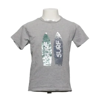 T-shirt (Gray) from Friends Cotton, Elastane, Polyester