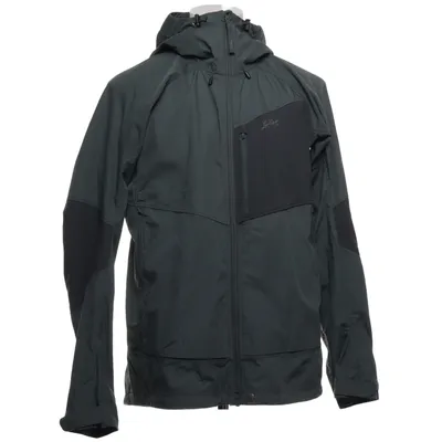 Allvädersjacka (Grå, Grön) från Lundhags Ekologisk bomull, Polyamid, Polyuretan, Återvunnen polyester