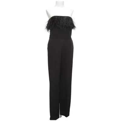 Jumpsuit (Black) from Saylor Cotton, Elastane, Ostrich feather, Polyamide, Polyester
