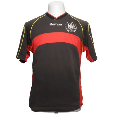 T-shirt (Sort, Rød, Gul) fra Kempa Bomuld, Polyester