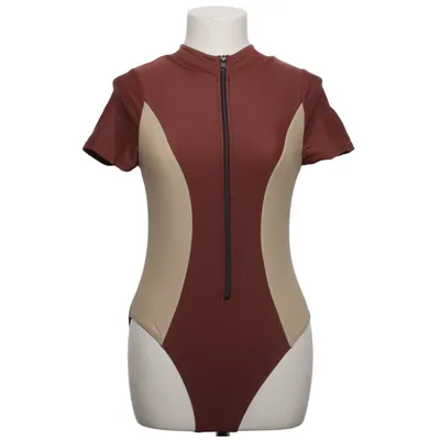 Badpak (Bruin, Beige) Elastaan, Polyamide