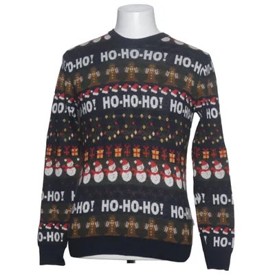 Christmas sweater (Black, Multicolored) from Solid Acrylic, Cotton
