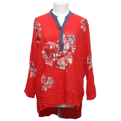 Blouse (Red, Multicolored) from Desigual Viscose