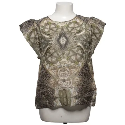 Haut (Marron, Vert, Multicolore) de H&M Conscious Collection Exclusive Chanvre, Lyocell, Soie