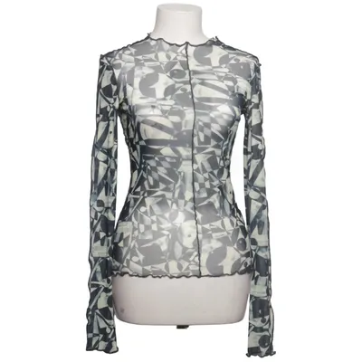 Blouse (Meerkleurig, Blauw) van Monki Polyester, Elastaan