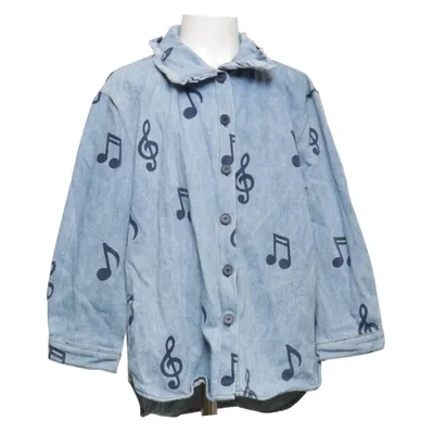 Denim blouse (Blauw) van Carlijnq Katoen