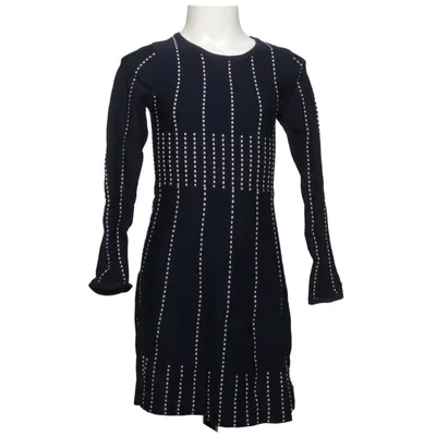 Dress (Blue, White) from Mrs. Mighetto Polyamide, Viscose