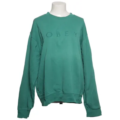 Collegetröja (Grön) från Obey Bomull, Polyester