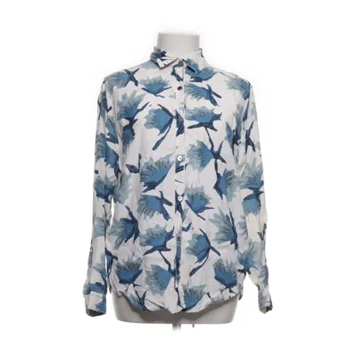 Blouse (White, Blue, Multicolored) from Ganni Viscose