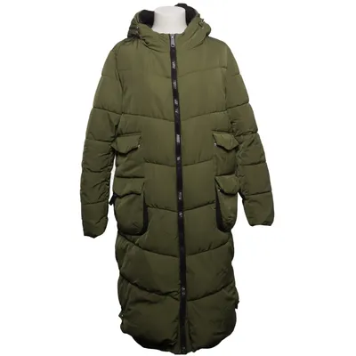 Winter coat (Green, Black) from Stradivarius Polyester