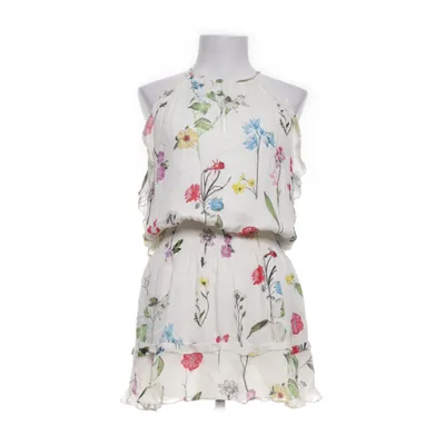 Klänning (Vit, Flerfärgad) från Parker Polyester, Silke