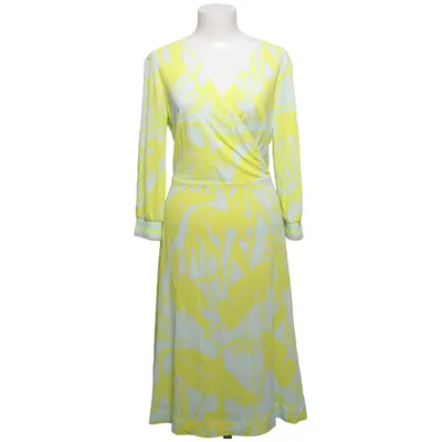 Wrap dress (Yellow, Green) from Laurèl Elastane, Polyester, Viscose