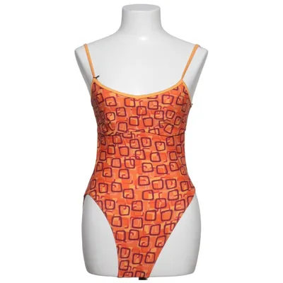 Maillot de bain une pièce (Orange, Multicolore) de Adidas Élasthane, Polyamide