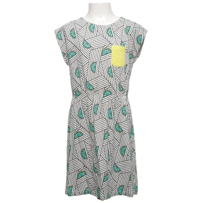 Dress (White, Blue, Yellow) from Someone Elastane, Viscose