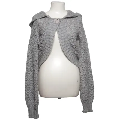 Cardigan (Gray) from JLO by Jennifer Lopez Acrylic, Polyamide, Polyester