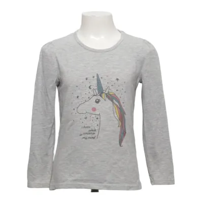 Long sleeve T-shirt (Gray, Multicolored) from Skill Cotton, Elastane