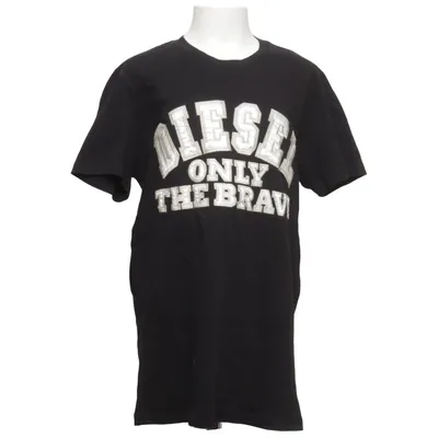 T-shirt (Zwart) van Diesel Katoen, Polyester