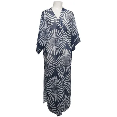 Robe de plage (Bleu, Blanc) de Feitong Élasthane, Polyester