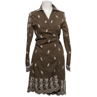Robe portefeuille (Vert) de Flamenco Coton, Élasthane