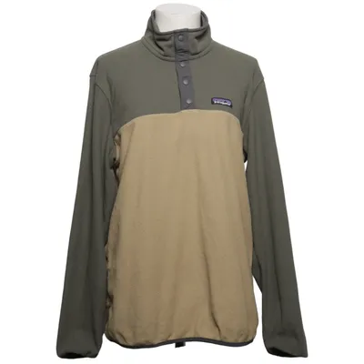 Fleecetröja (Grön, Beige) från Patagonia Återvunnen polyester