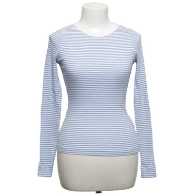 Langærmet t-shirt (Blå, Flerfarvet) fra H&M Bomuld, Elastan