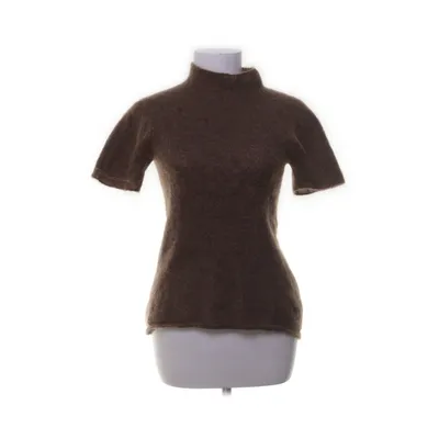 Top (Bruin) van Sarah Pacini Elastaan, Merinowol, Mohair, Polyamide, Polyester, Viscose