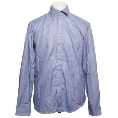 Shirt (Blauw) van Van Laack Katoen