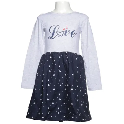 Klänning (Blå, Grå, Vit) från Kids Bomull